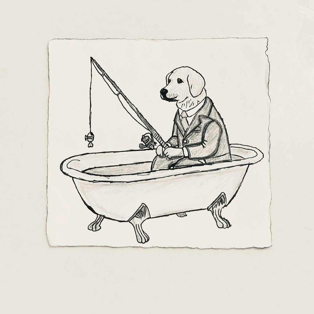 Bathtub Fishing by Dog Watch